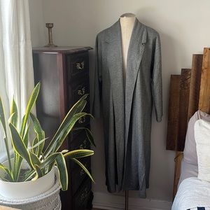Long open lapel jacket